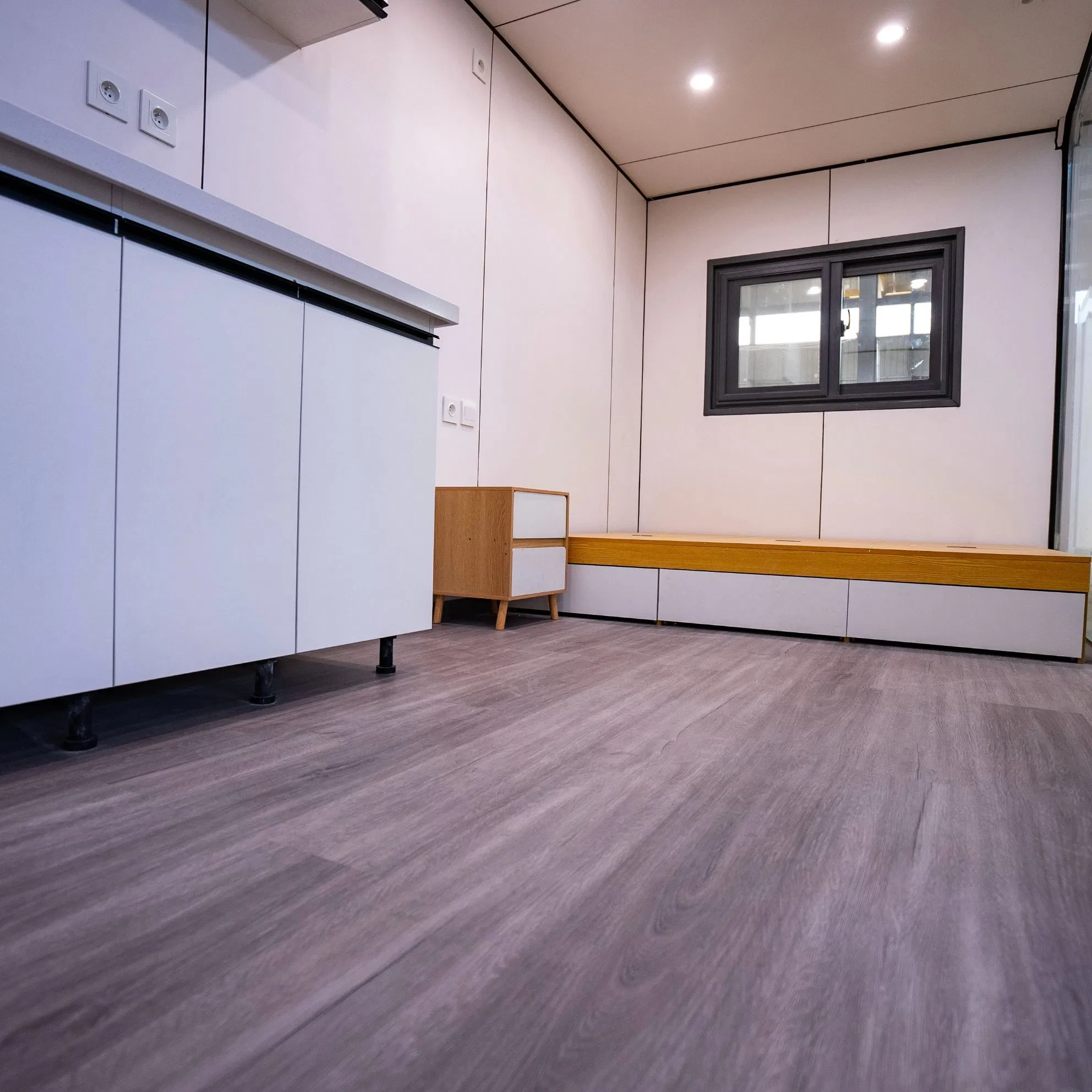 Cabana de Maçã Moderna Prefabricada Modular e Pequena com Hotel