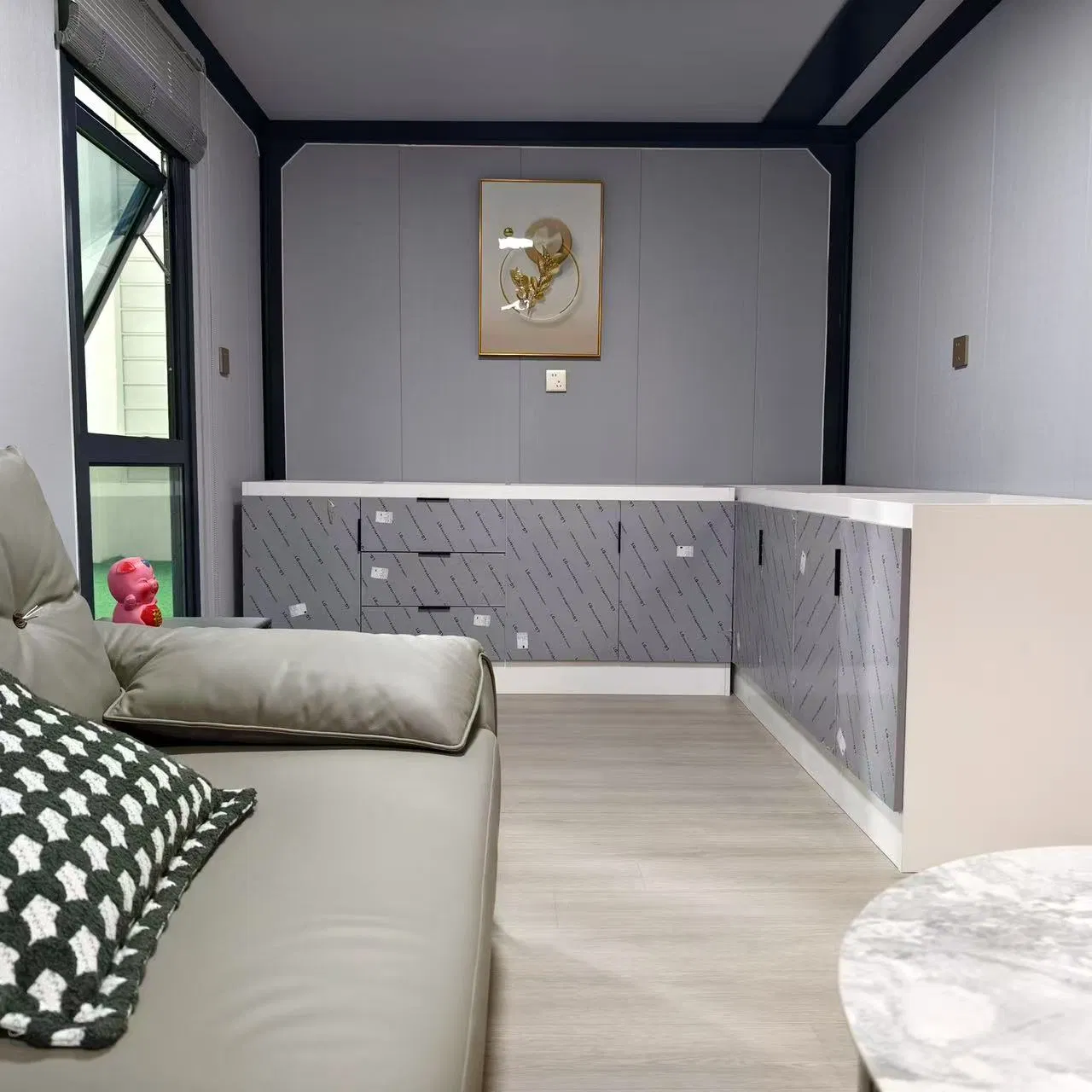 2 Quarto 1 Banheiro Casa Modular Prefabricada de Luxo Escritório Casa Expandável Casa Contêiner Casa Capsule