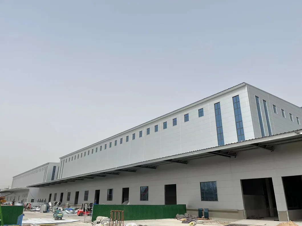 Solução de Armazém e Oficina em Aço Certificado ISO Premium Estrutura de Aço de Alta Resistência ISO UE Edifício de Oficina Prefabricada em Grande Escala Armazém de Fábrica