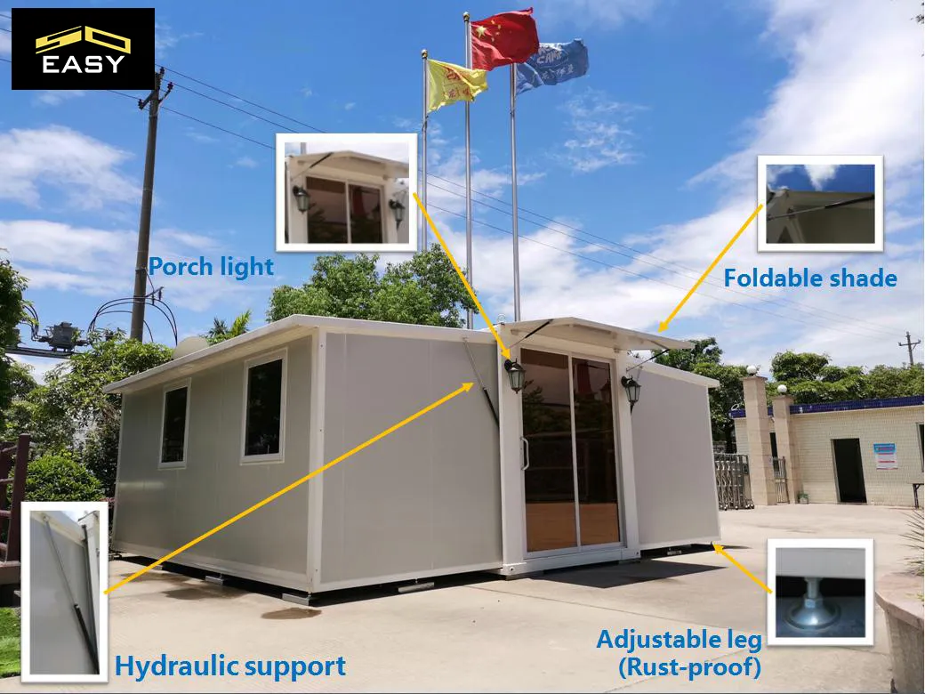 Venda Quente Dormitórios Escritórios Temporários Casas Modulares Prefabricadas Casa de Férias Prefab Casa Contêiner