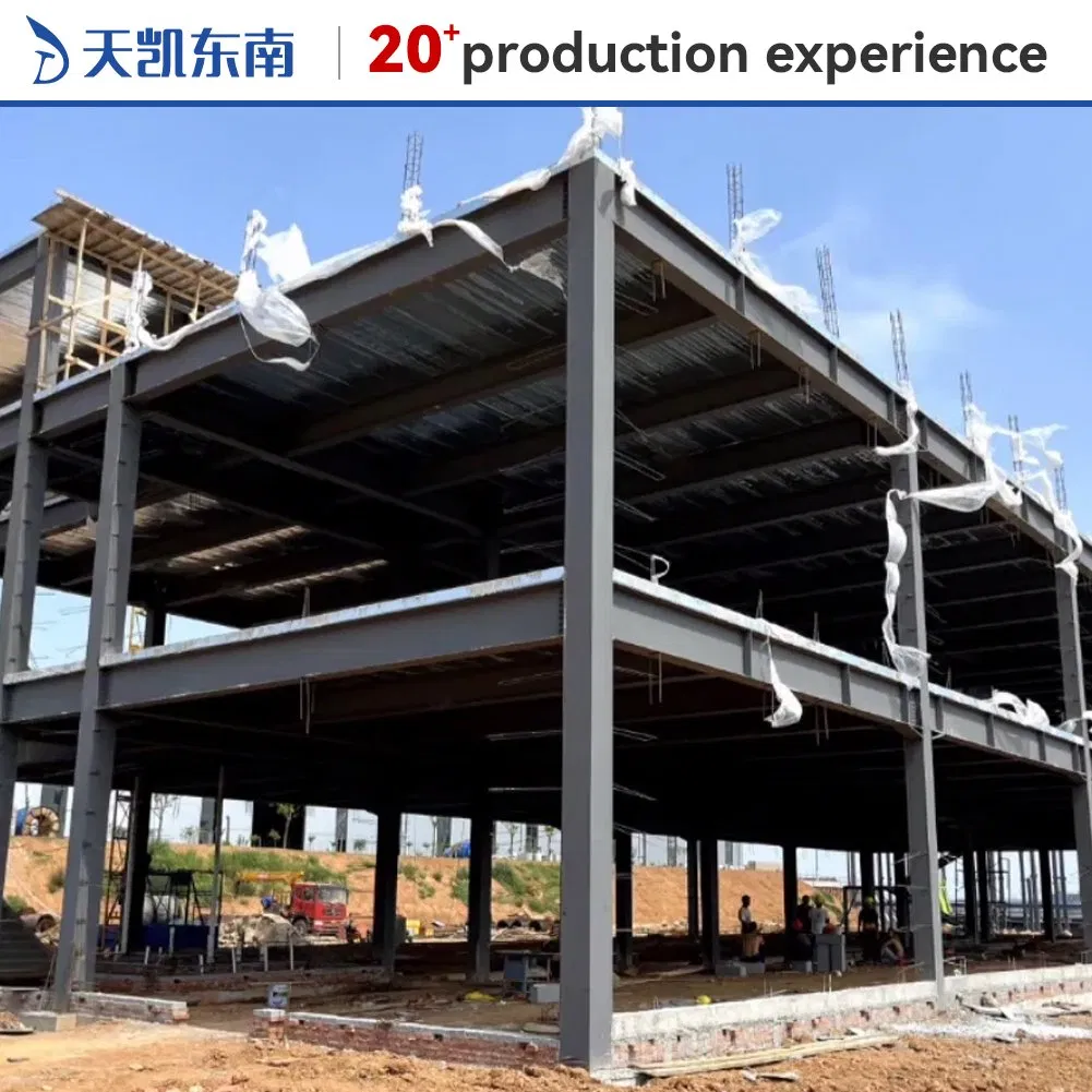 Edifício de Escritório em Estrutura de Aço Pré-fabricada, Montagem Rápida, Edifício Comercial de Escritório