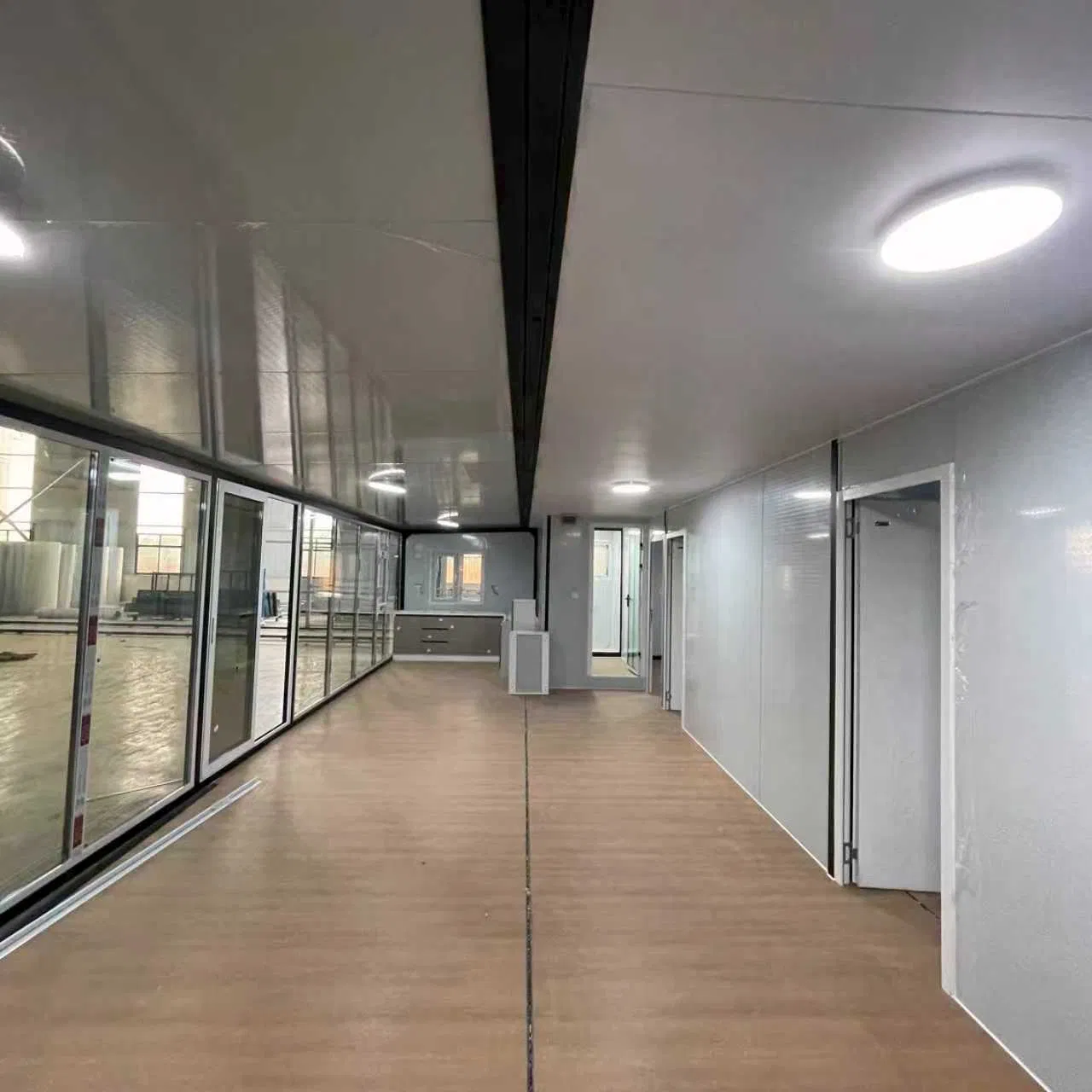 20FT Nova Casa Modular Moderna de Luxo Pré-fabricada Dobrável Móvel Portátil Movível Tiny Casa Pré-fabricada Expandável Casa Contêiner