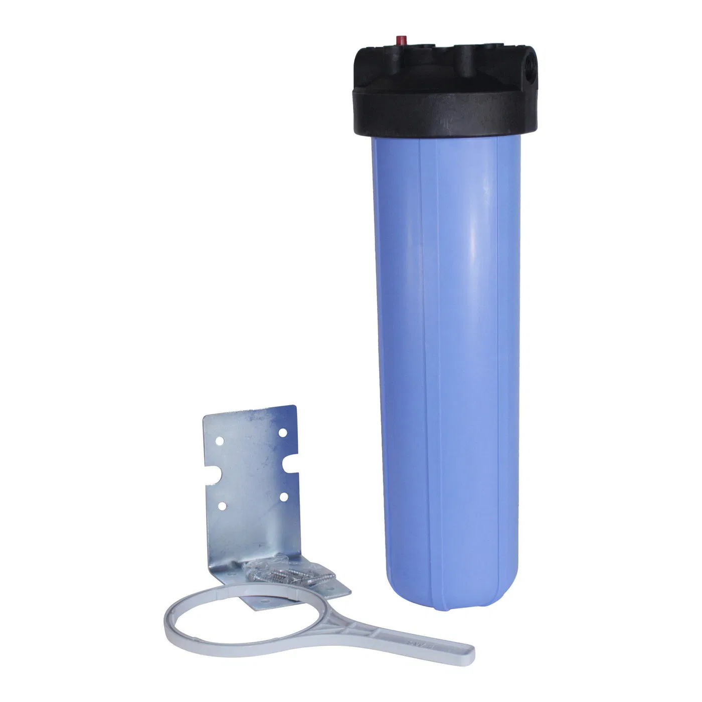 Filtro de Água para Casa Inteira Big Blue com Suporte para Instalação embaixo da Pia 3grades Compatível com Sistema de Filtração de Água de 20 Polegada