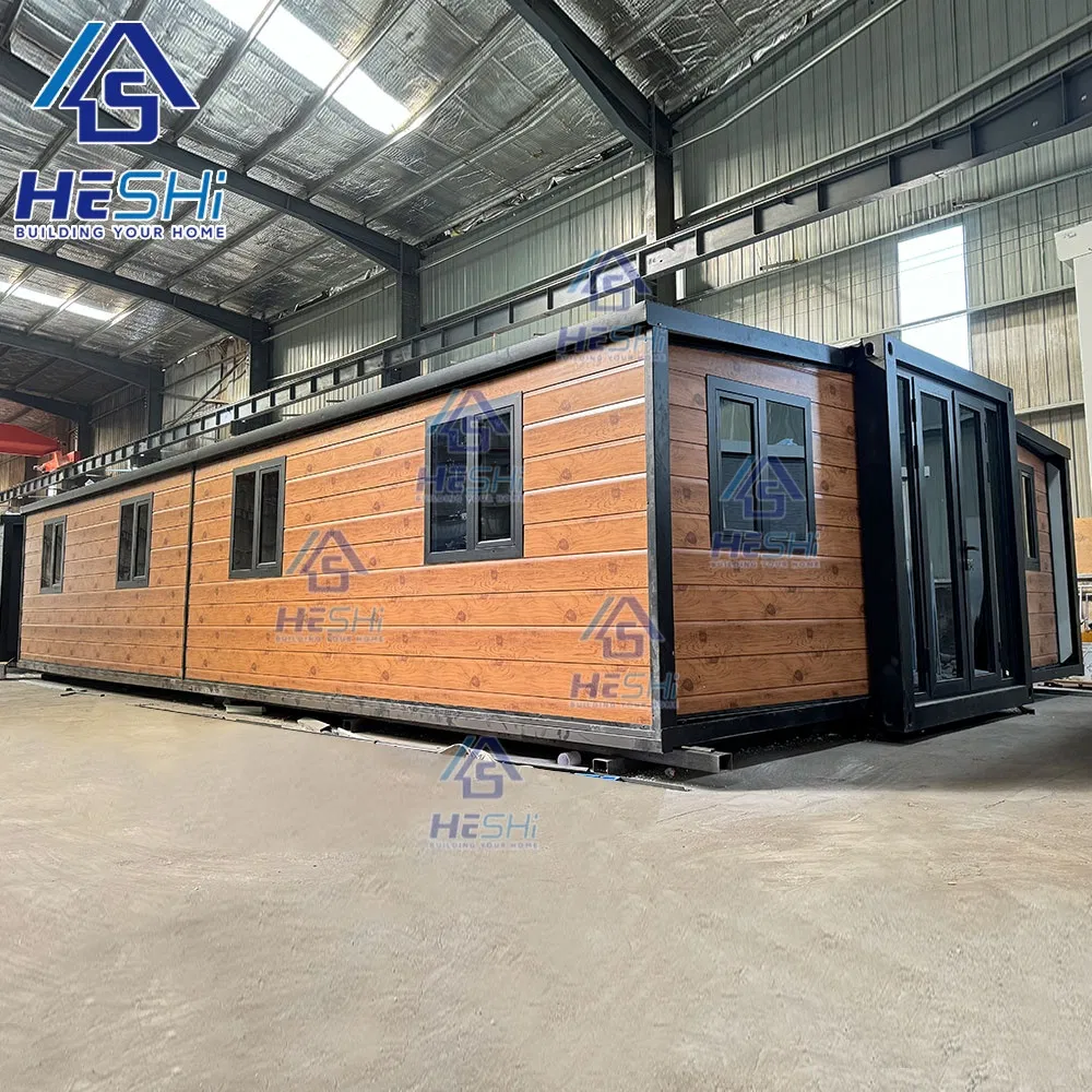 Casa Móvel Luxuosa Prefabricada de Dois Quartos Grande 20FT 40FT Casa Contêiner Expandível à Venda