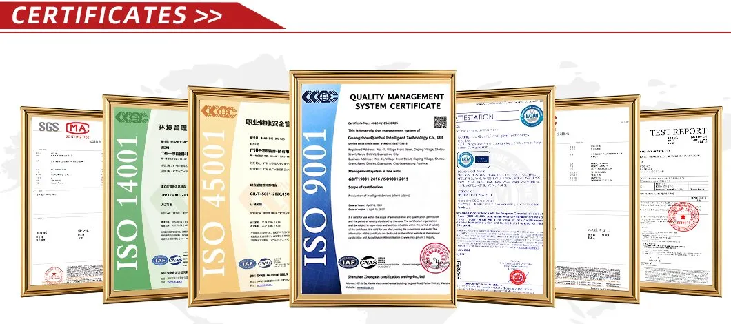 Certificações de qualidade