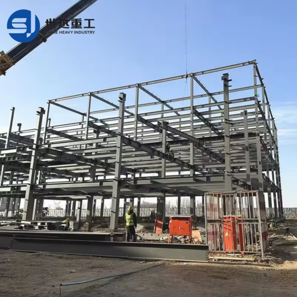 Estruturas residenciais de apartamentos em aço pré-fabricados de alto padrão, edifícios de escritórios, armazéns, oficinas