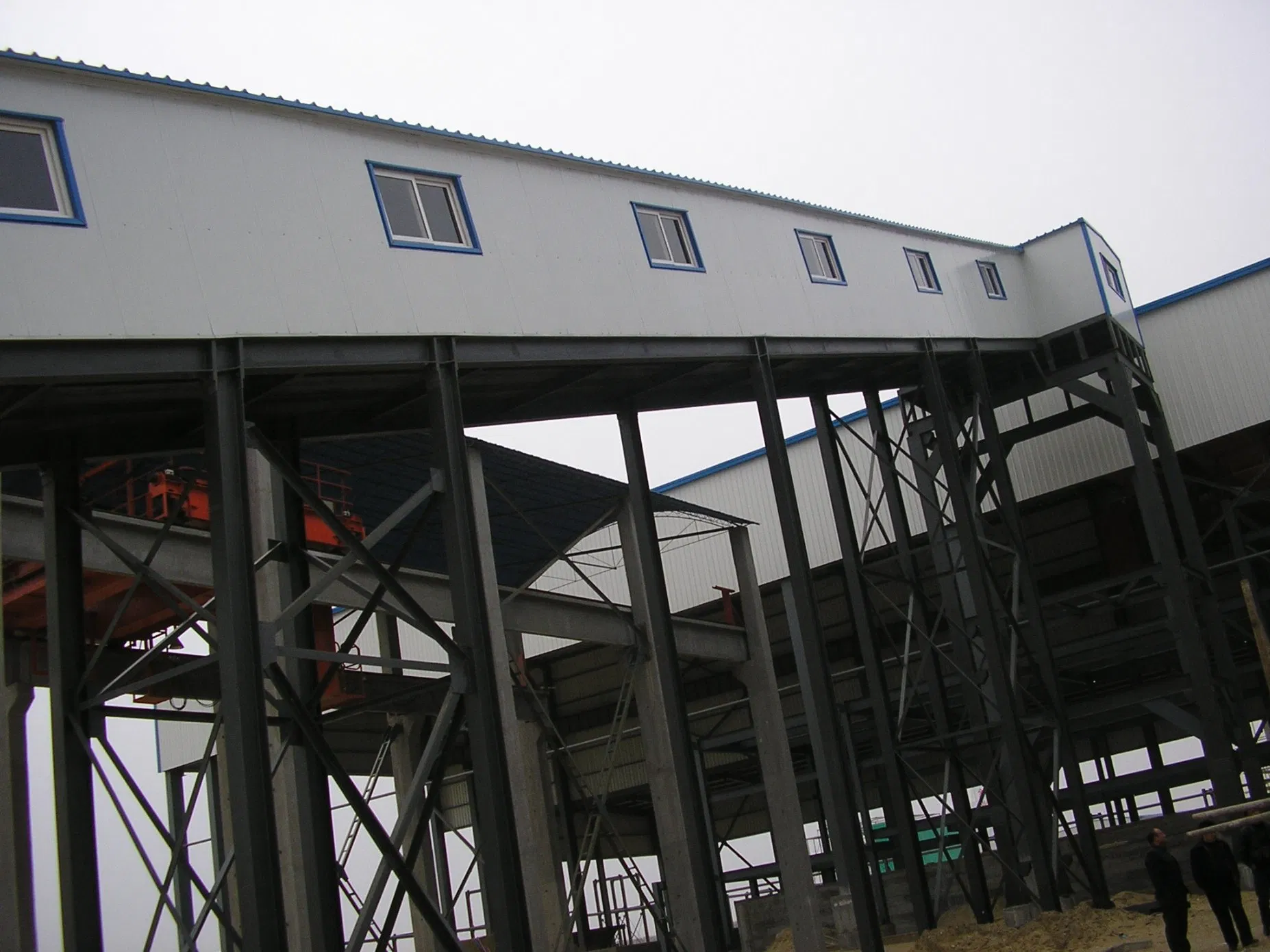 Centro de Eventos em Estrutura de Aço Grupo de Engenharia Pré-Executada Edifício de Escritório Pré-Fabricado à Venda