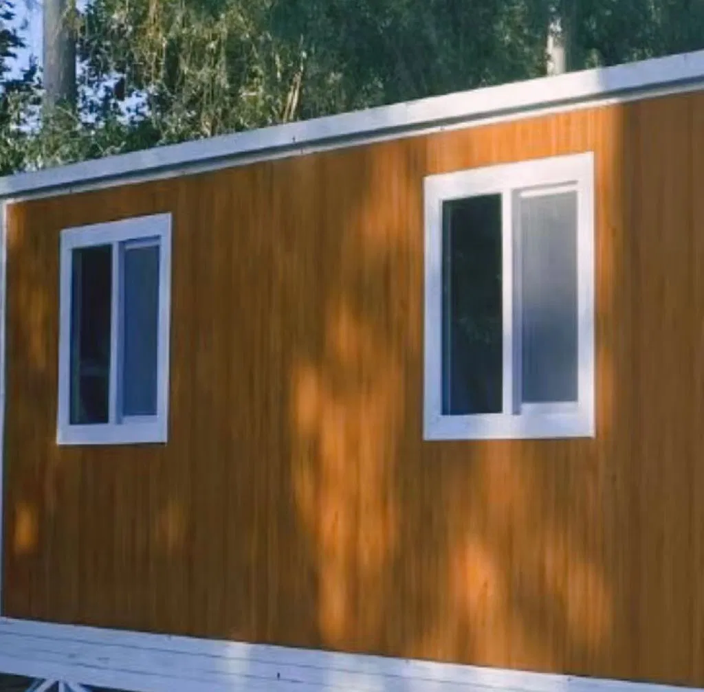 Casa Portátil Prefabricada Pronta para Viver 40FT Cottage de Contêiner em Pacote Plano Casa Pequena