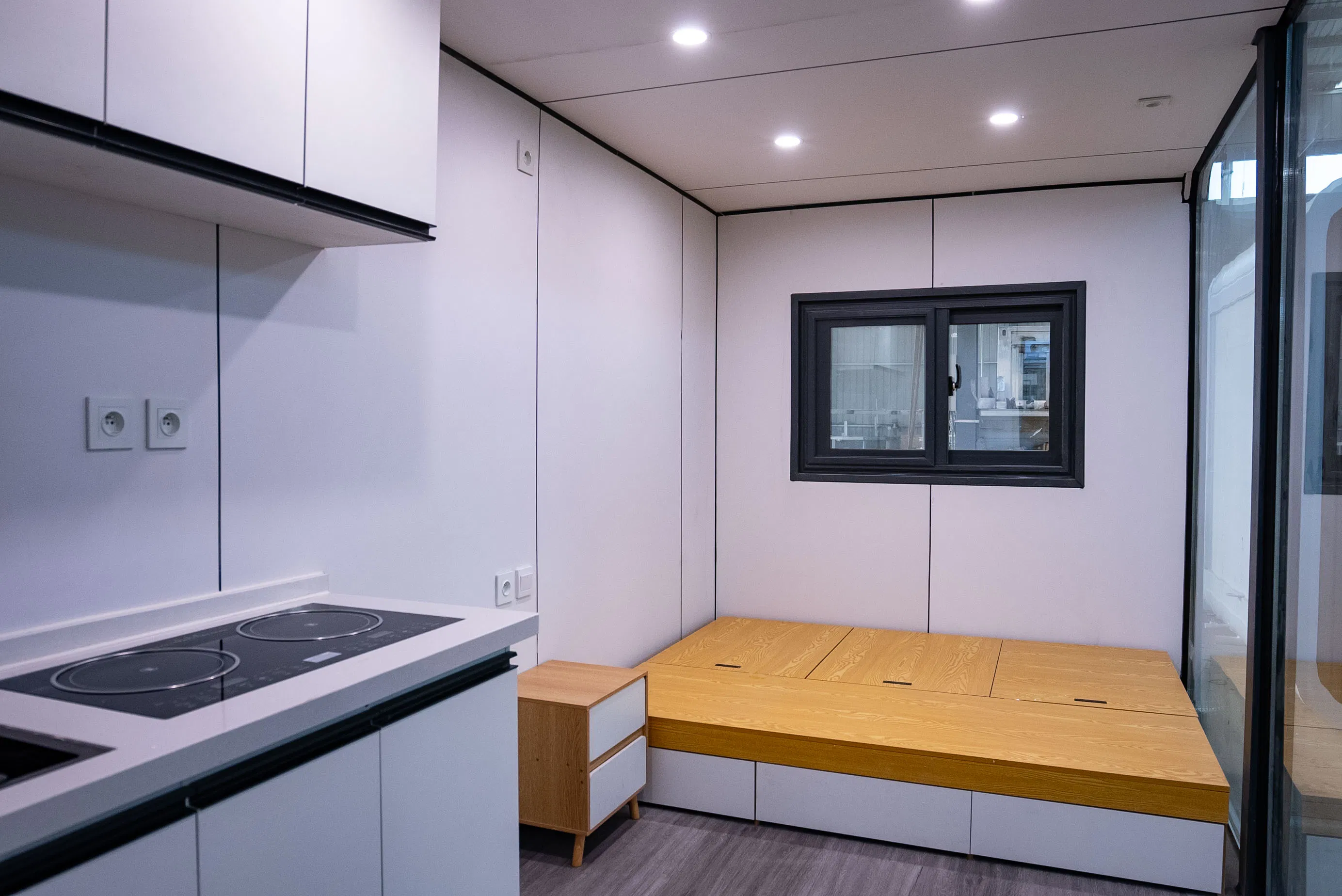 Cabana de Maçã de Luxo Glamping Modular Casa Tiny Prefabricada Portátil para Resort Hotel Eco Turismo Acampamento e Aluguel de Férias