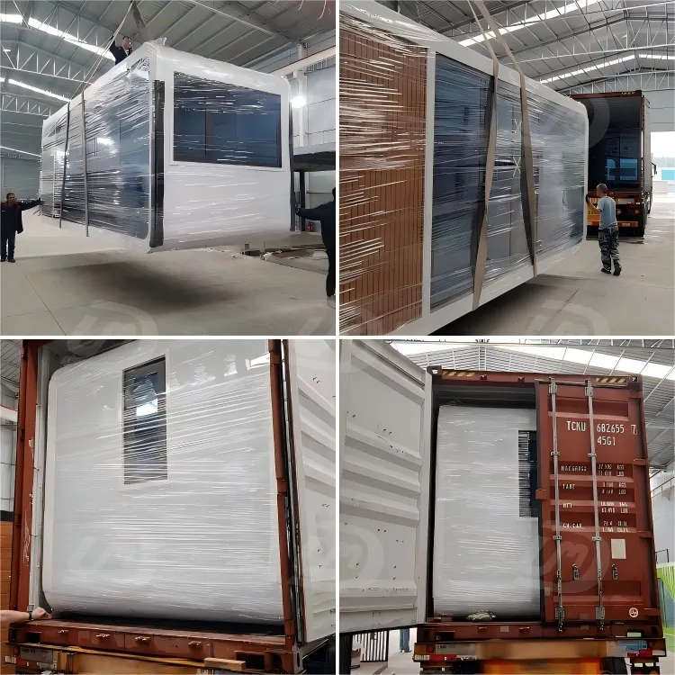 Aparência Suave Luxo Moderno Cabana Prefabricada Maçã Pódio de Dormir