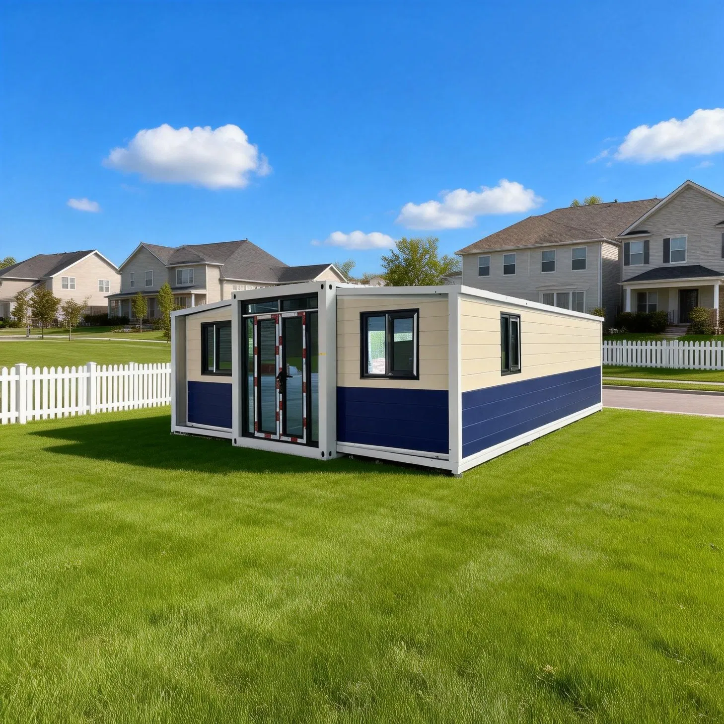 Casa Expandável Prefabricada para Vida em Pequenas Residências Unidade Residencial Compacta e Portátil