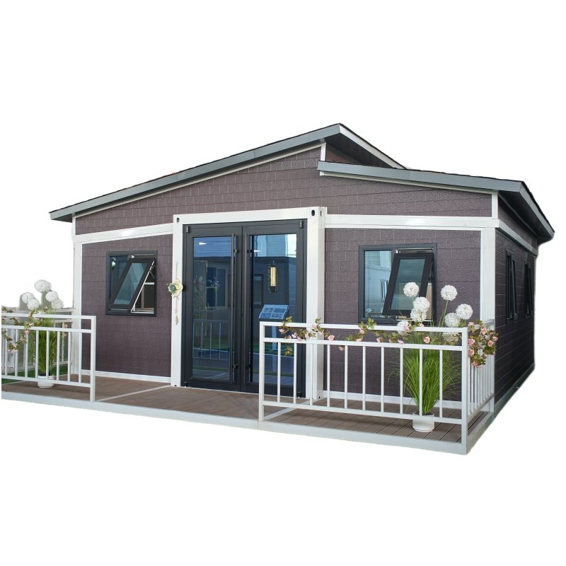 20FT/30FT/40FT Vila de Luxo Prefabricada Moderna em Contêiner 2 Casa de Quarto Expandível com Banheiro e Cozinha em Contêiner