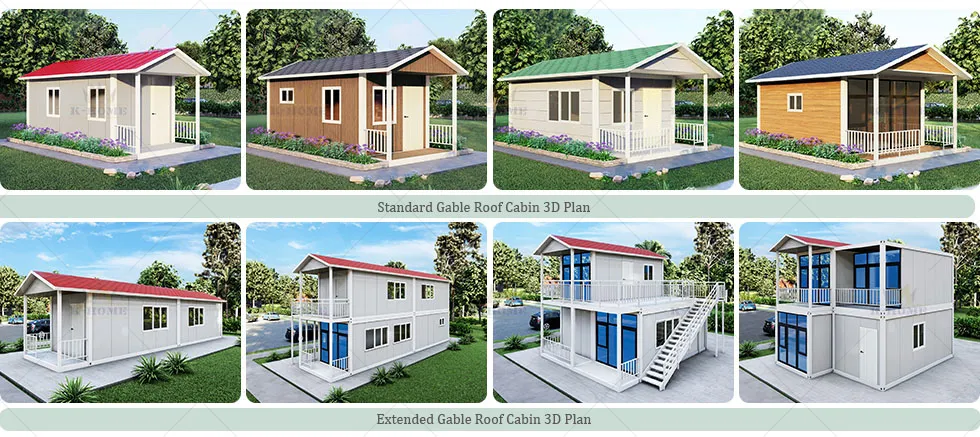 Edifícios modulares temporários modernos em contêineres