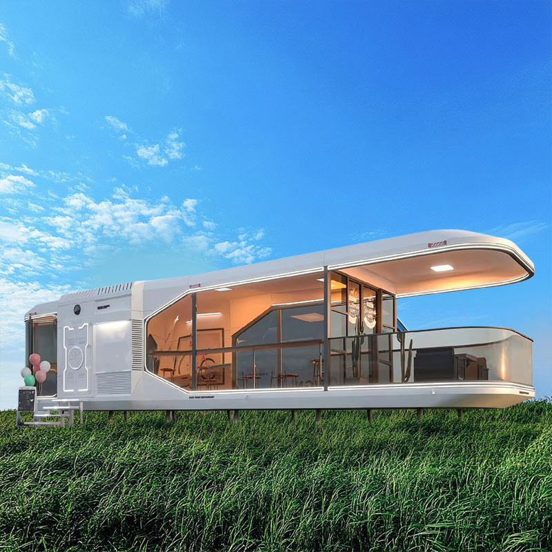 Personalizar Design Luxuosa Vila Prefabricada Casas de Férias Prefabricadas em Aço