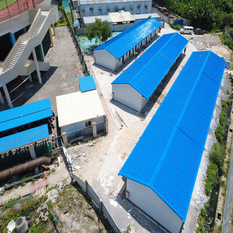 Casa Prefabricada Antissísmica Eficiente em Energia para Acampamento Comercial