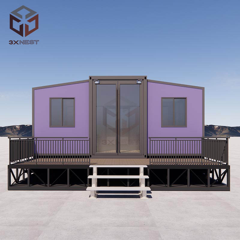 Casas Prefabricadas Móveis Portáteis Residenciais 20FT Casa Contêiner Expandável