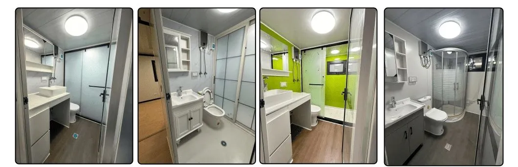 Casa Pronta 2 Quarto Casas Tiny para Viver em Casas Prefabricadas Construídas com Contêineres Casa Expandível