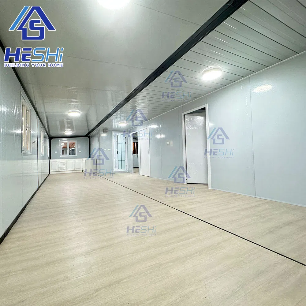 Casa Móvel Luxuosa Prefabricada de Dois Quartos Grande 20FT 40FT Casa Contêiner Expandível à Venda