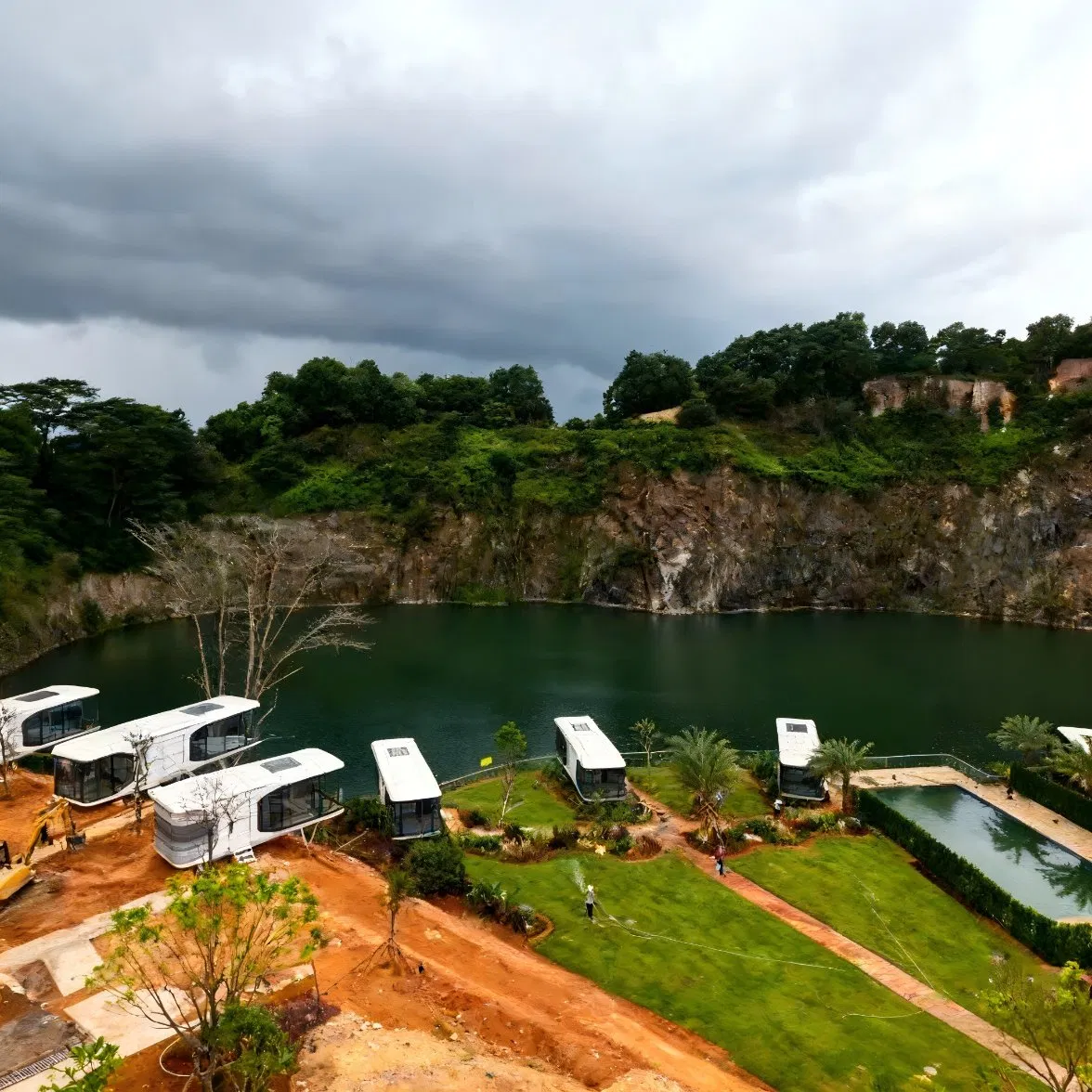 Cabana de Habitação Pré-fabricada Venda Quente Hotel de Férias Casas Pré-fabricadas Casas Modulares