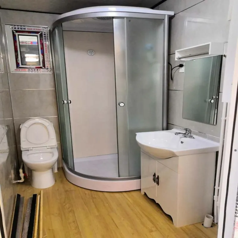 40FT Escritório Moderno Pronto para Uso 3 Quarto Móvel Prefabricado Móvel Expandável Container Portátil Tiny Modular Casa Prefab com Banheiro