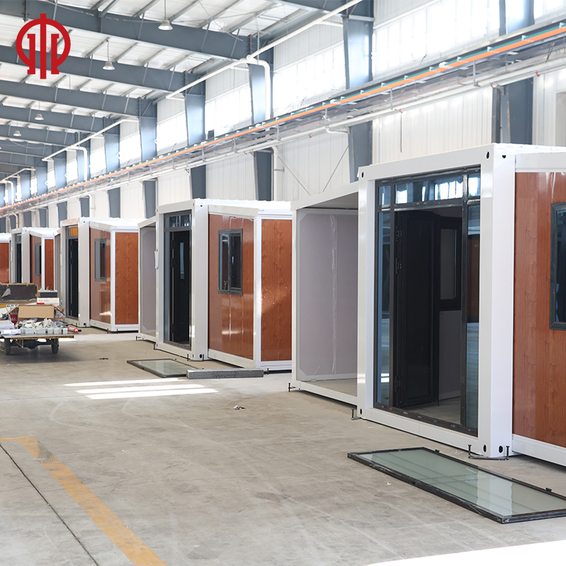 20FT Trailer Container Casa Minúscula Prefabricada sobre Rodas