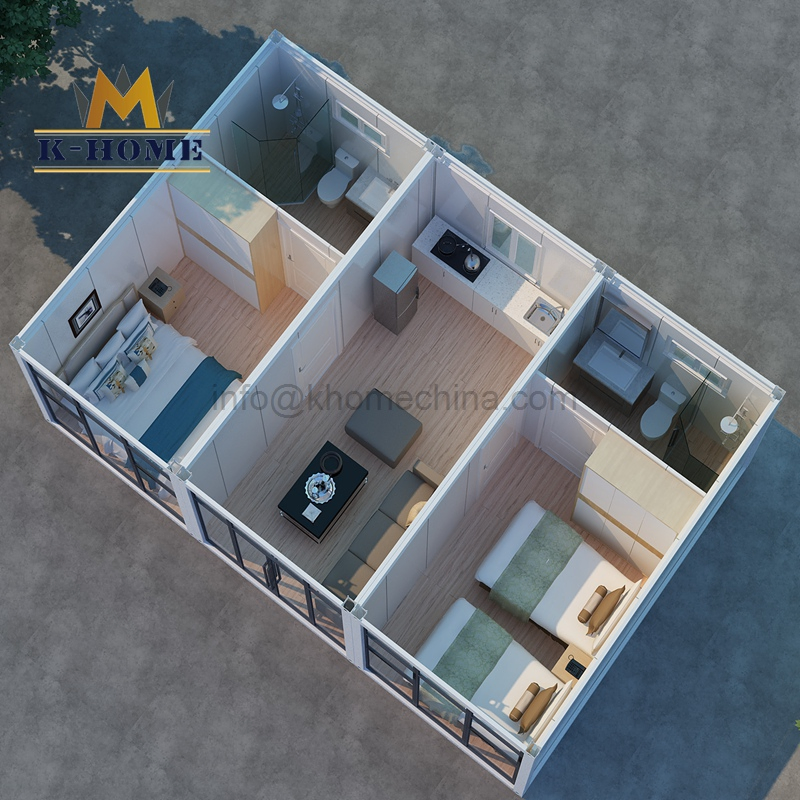 Casa Container Prefabricada 20 Construção de Van