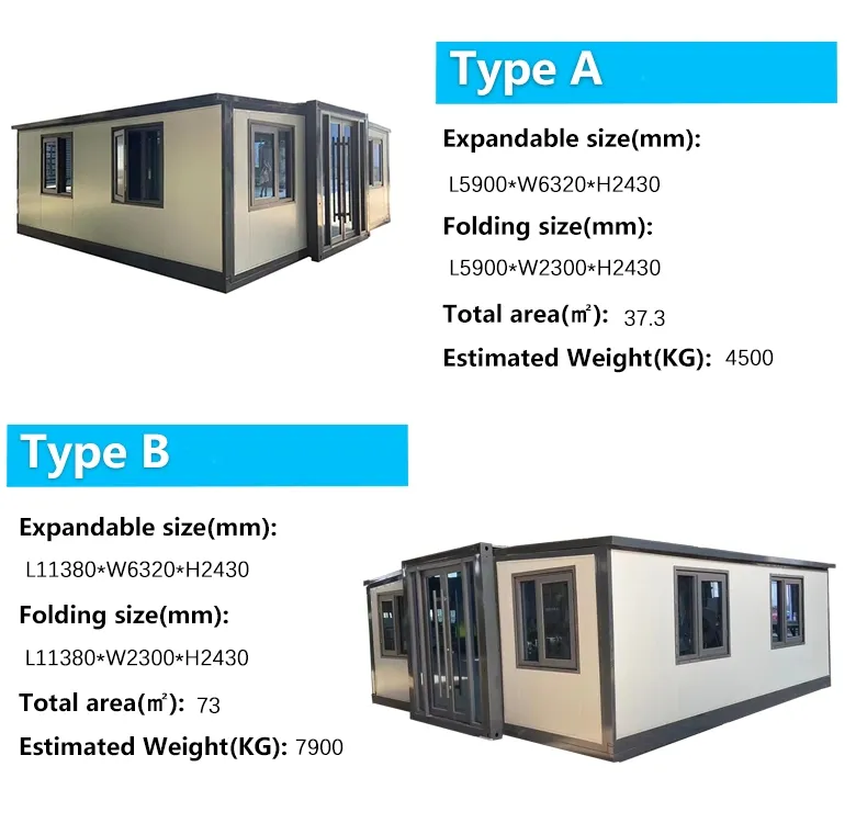 Casa Contêiner Expandível para Morar Pronta, Casa Modular Prefabricada com Quarto