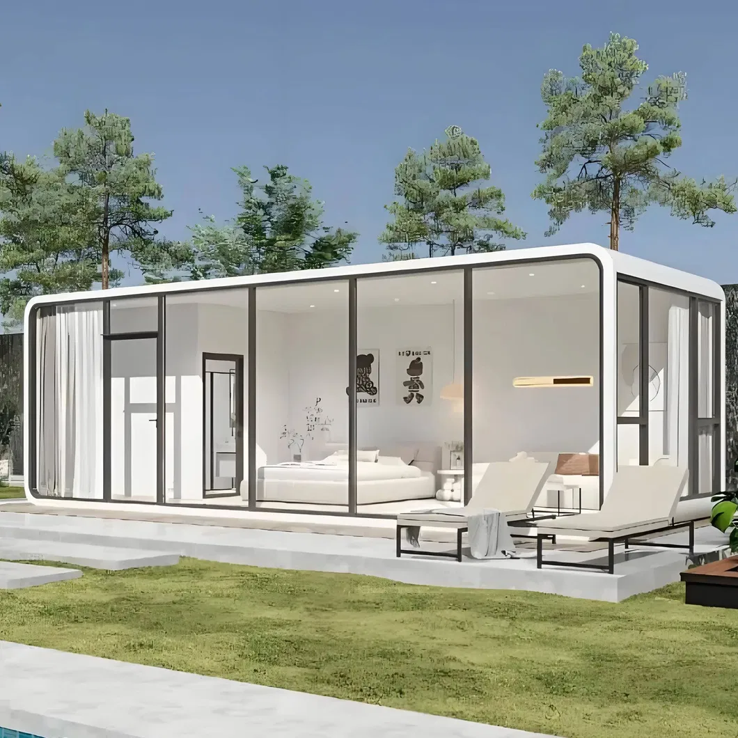 Cabana Apple Prefabricada Hotel Moderno Quarto Residencial com Casa Inteligente