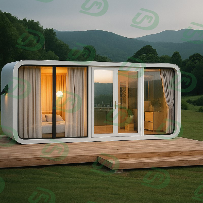 Aparência Suave Luxo Moderno Cabana Prefabricada Maçã Pódio de Dormir