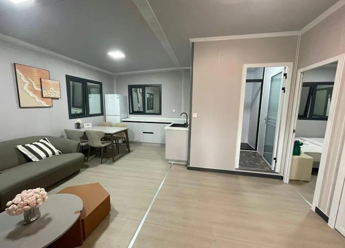 Casa Contêiner Portátil Prefabricada Móvel Tiny Home Dobrável 20FT/40FT