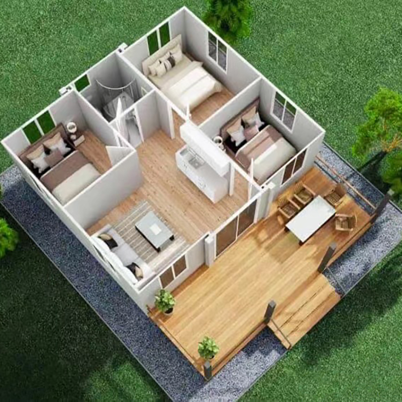 Venda Quente Container Prefabricado Container Moderno Container Móvel Container Luxuoso Container Expandível Modular Container Modular Casa Prefabricada Barata