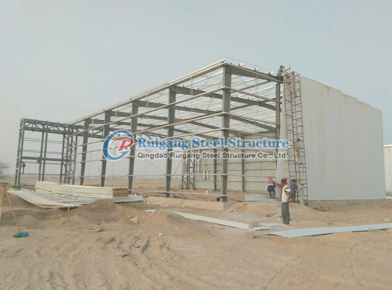Certificação CE Estrutura de Aço Leve Prefabricada Escritório de Aço Metal Armazém Construção Oficina Armazenamento Estrutura de Metal Edifício