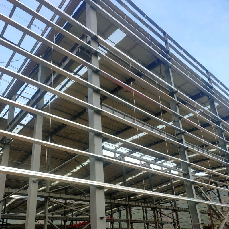Baixa Custo Oficina Prefabricada de Aço Estrutura de Aço Salão de Exposições Estrutura de Aço Edifício Residencial de Estrutura de Aço