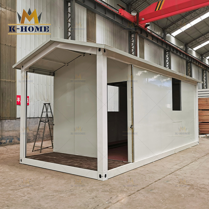Edifícios modulares temporários modernos em contêineres
