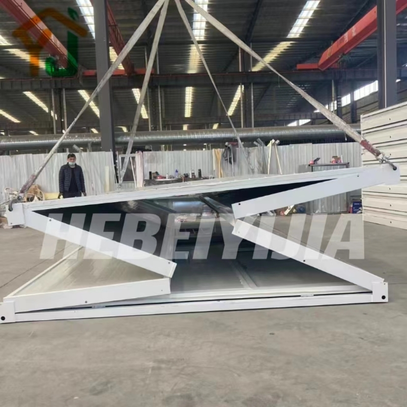 Materiais de Construção de Estruturas de Aço Residencial Modular de Montagem Simples Casa Contêiner Dobrável Prefabricada com Parafusos de Madeira