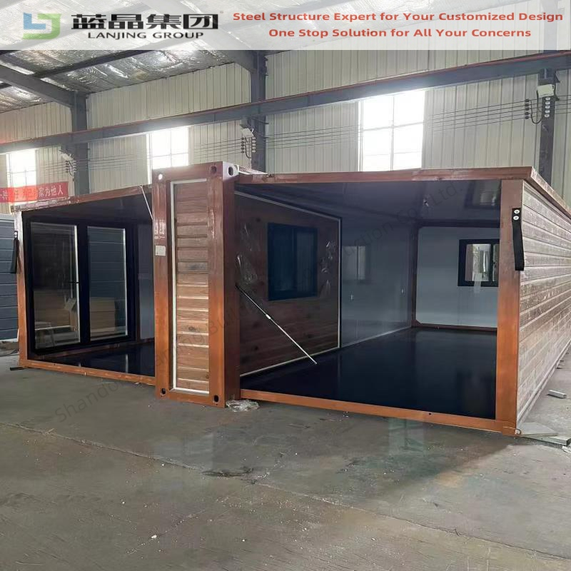 Casa Modular Expandável Prefabricada 20FT 40FT Pronta para Morar com Quarto Banheiro Cozinha