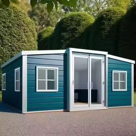 Casa Contêiner Expandível para Morar Pronta, Casa Modular Prefabricada com Quarto