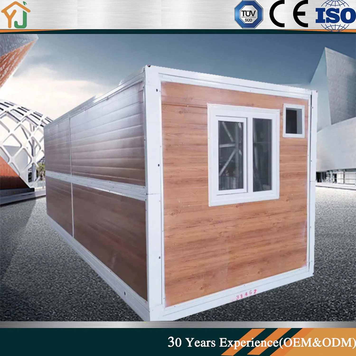 Kits de Casas Prefabricadas da China Pequena Casa Contêiner Dobrável para Dormitório Escritório Portátil Habitação Residencial