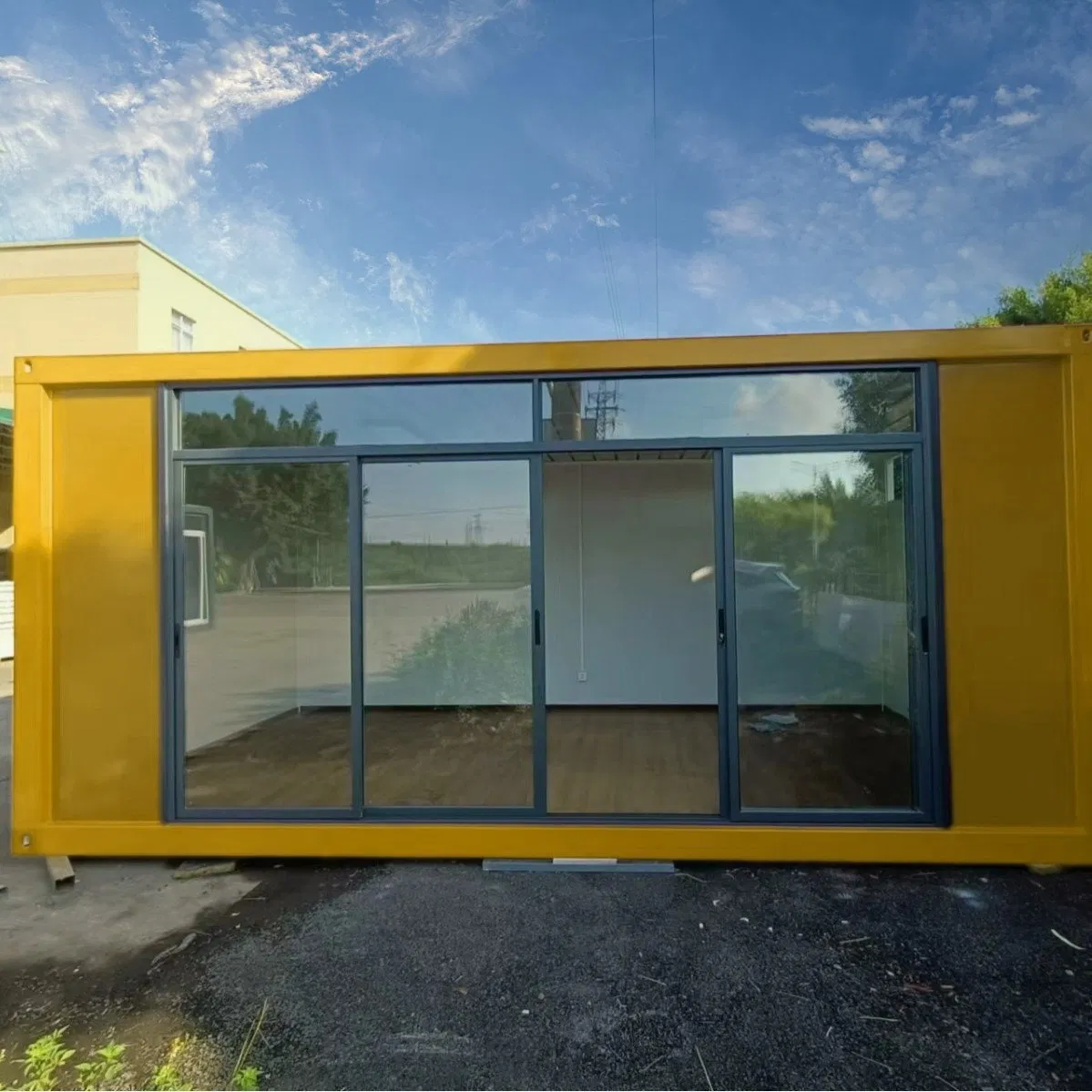 Casa Contêiner de Estrutura de Aço Prefabricada Sustentável para Soluções de Vida Moderna
