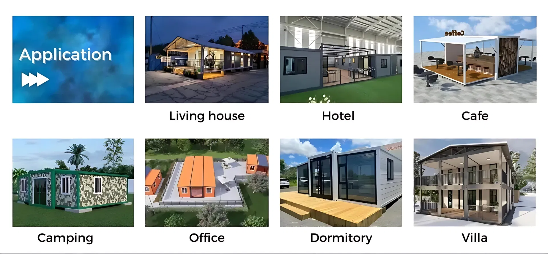Casa Container Inteligente Casas Modulares Casas Prefabricadas com Tecnologia de Construção Sustentável e Design Verde