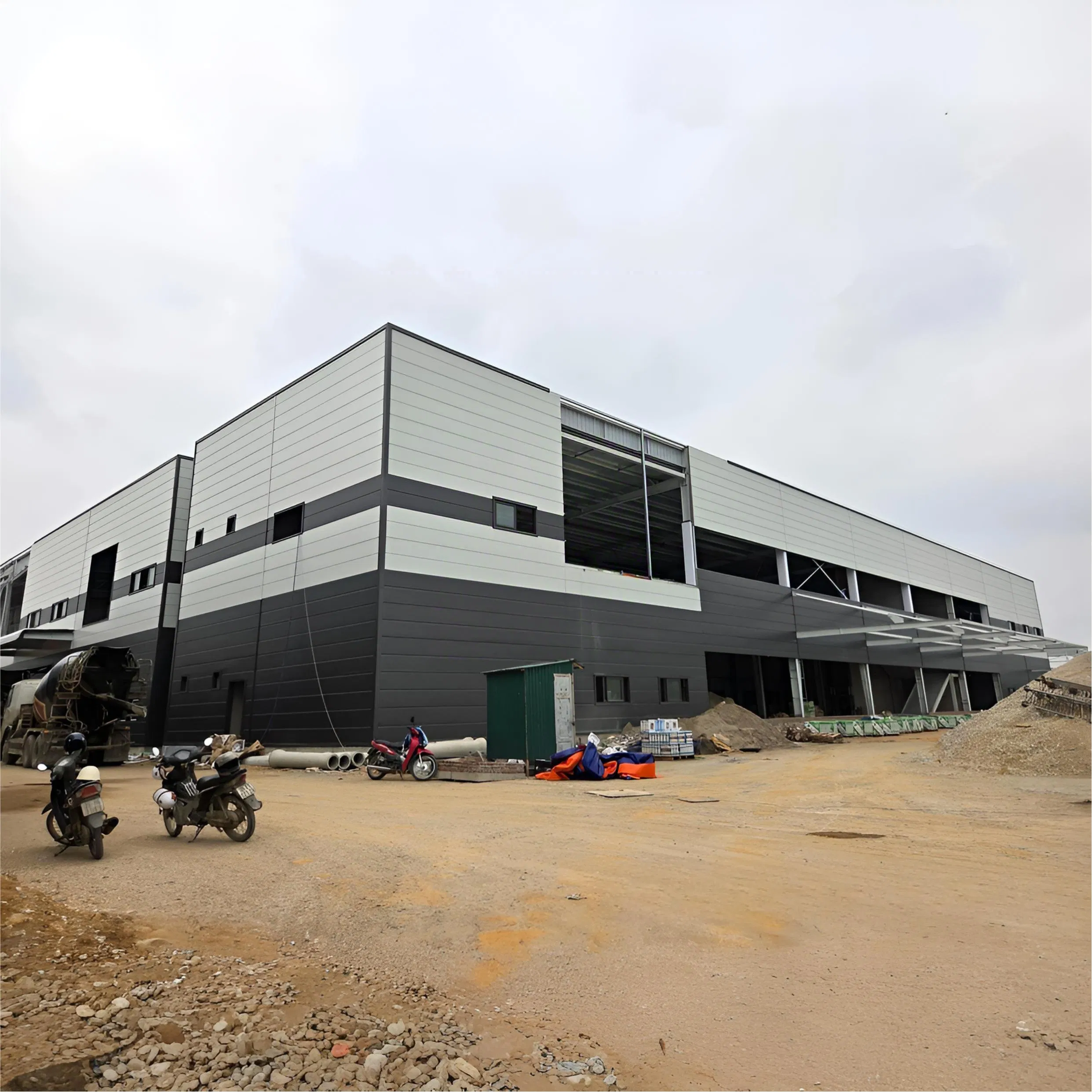 Soluções Modernas de Edifícios Comerciais de Aço Prefabricados de Múltiplos Andares para Compradores Globais