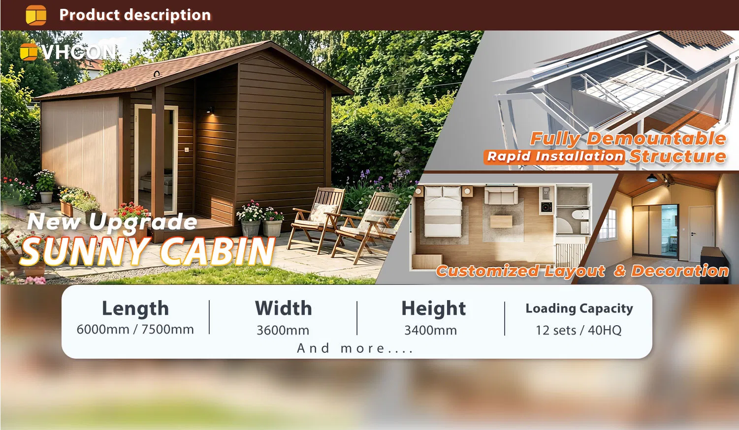 Casa Contêiner Prefabricada de Luxo Moderna Certificada CE com Telhado Pontudo