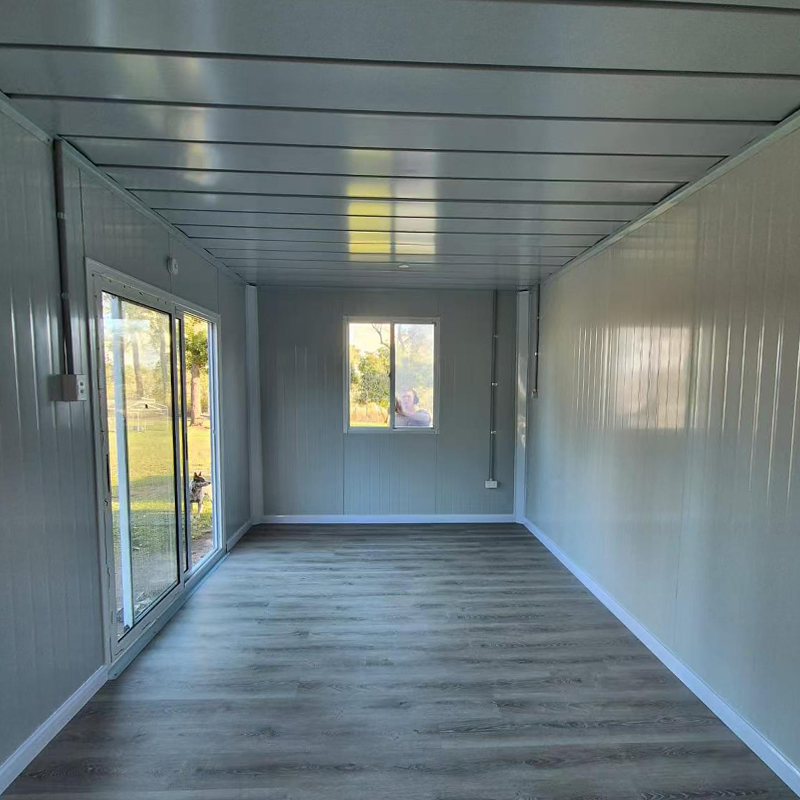Casa Prefabricada de Design Moderno Pronta para Envio 2 Quarto de Baixo Custo 20FT Casas Tiny Prefabricadas Modulares Portáteis Casa Contêiner Prefabricada