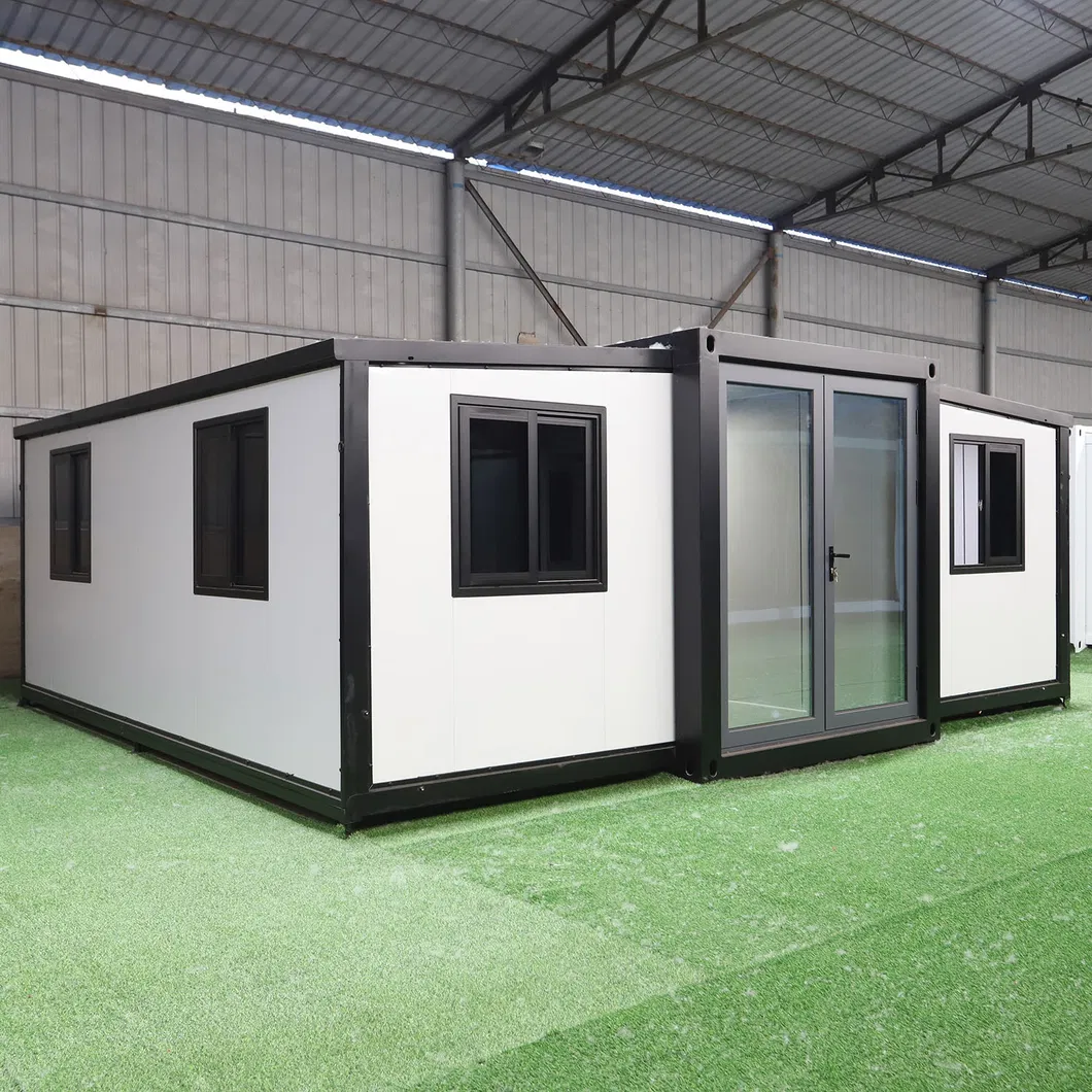 20FT Casa Contêiner Modular Expandável de Dupla Asa Casa Prefabricada