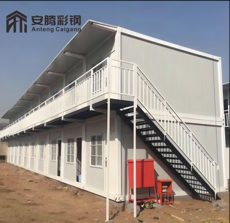 Nova Casa Prefabricada Móvel Personalizada, Container Dobrável de 20 Pés com Banheiro e Paredes de Vidro. Venda da Fábrica
