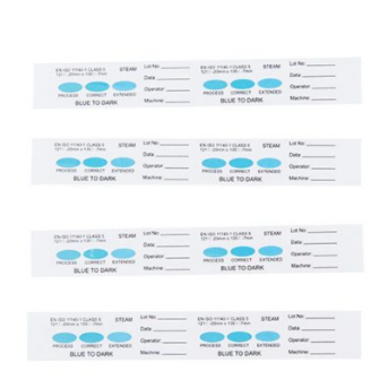 Disposable Consumables Medical Use Autoclave Chemical Steam Indicator Card