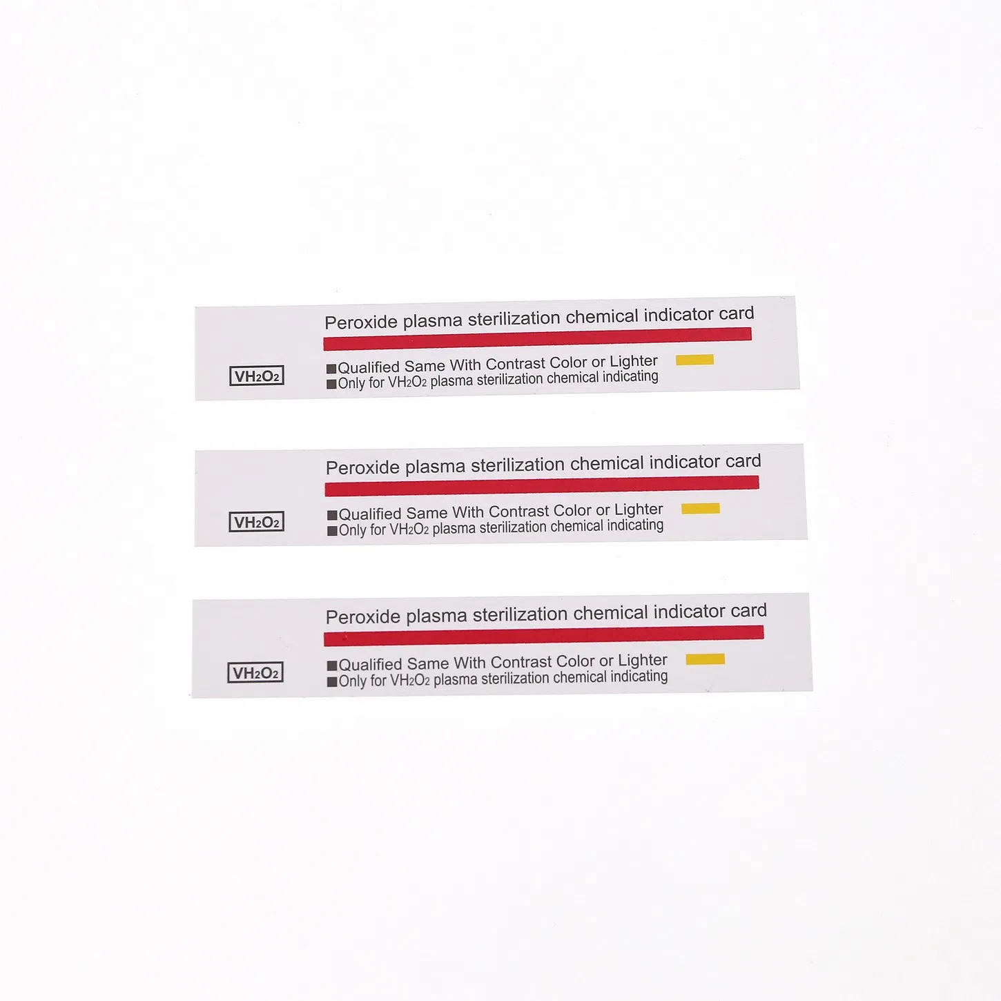 Disposable Chemical Plasma (H202) Gas Sterilization Indicator Strip with CE/ISO