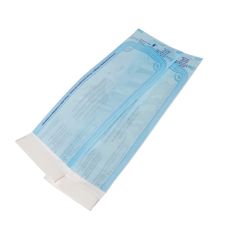 Medical Supply Self-Sealing Flat Pouch Hospital Surgical Eto Dental Sterilization Pouch