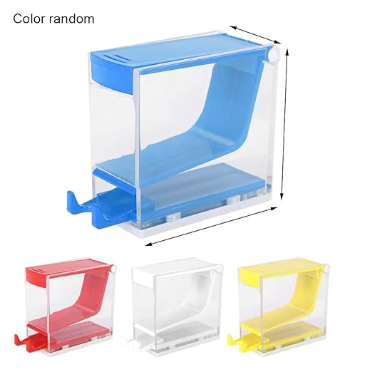 Cotton Roll Dispenser Divider Press Type Holder Cotton Swab Storage Box Acrylic Cotton Dispenser with Pull-out Tray