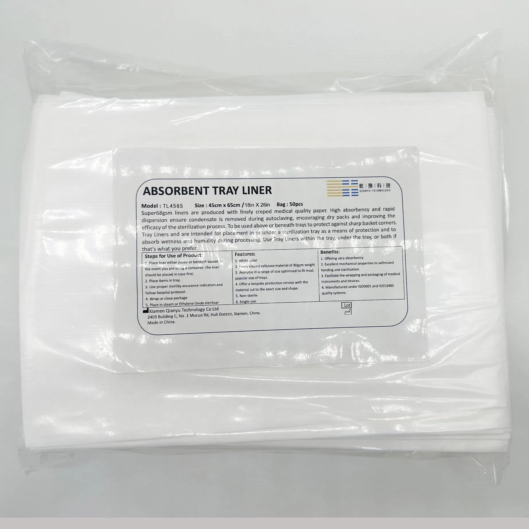 Absorbent Paper Tray Liners 100% Woodpulp